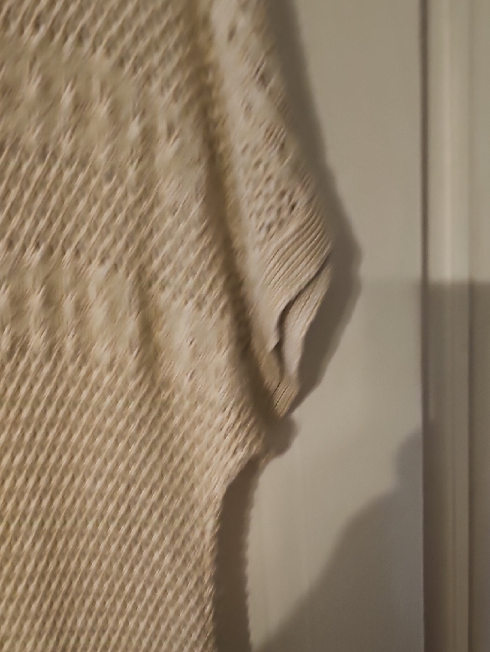 dressbarn Open Knit Cream Crochet Top - Picture 3 of 5